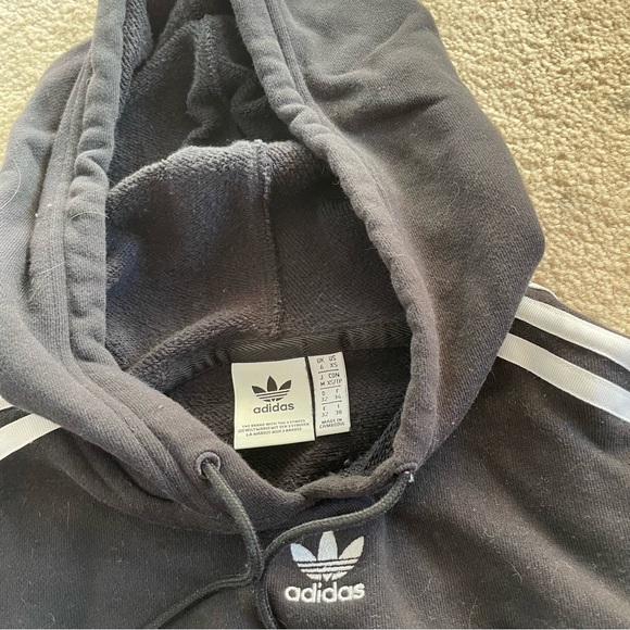 black Adidas sweater size xs - Picture 3 of 6